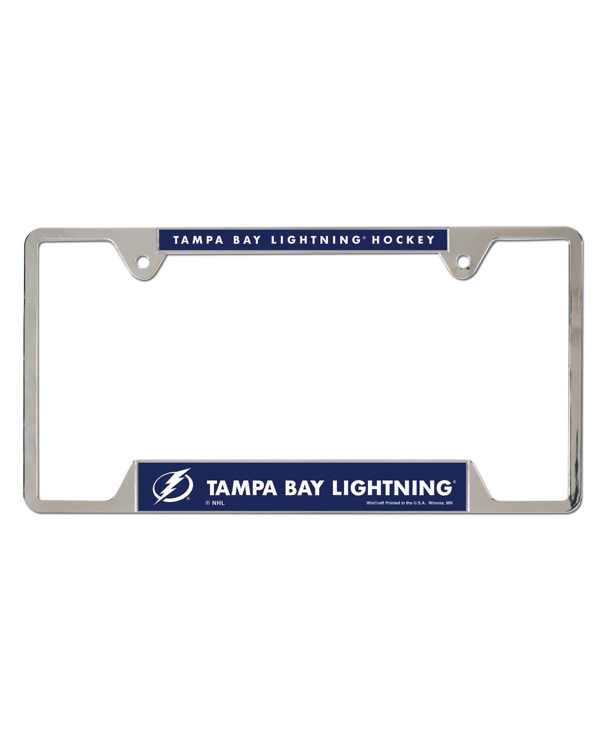 Wincraft Tampa Bay Lightning Team Logo Metal License Plate Frame In Navy