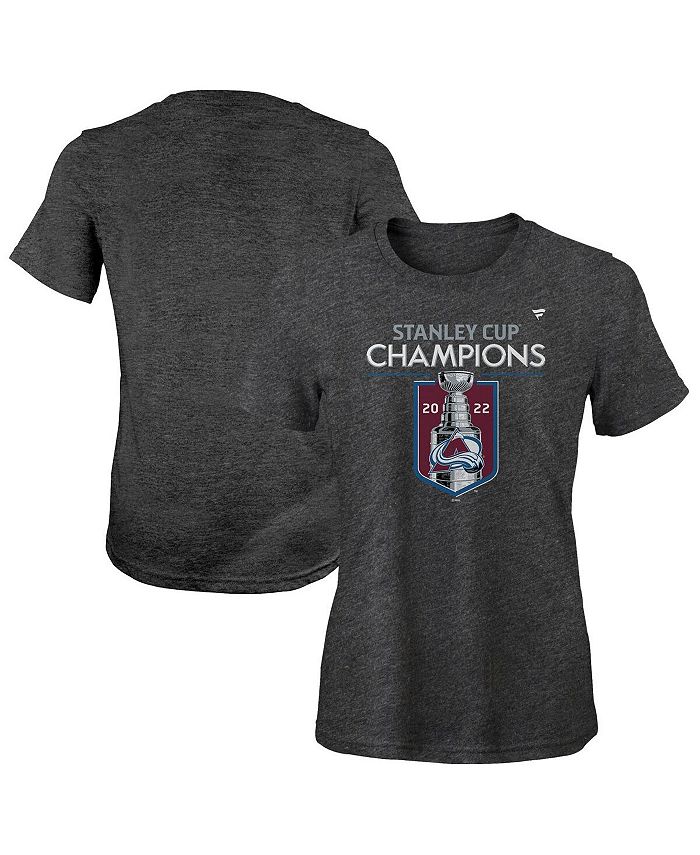 Colorado Avalanche Fanatics Branded Girls Youth 2022 Stanley Cup Champions  Locker Room T-Shirt - Heathered Charcoal