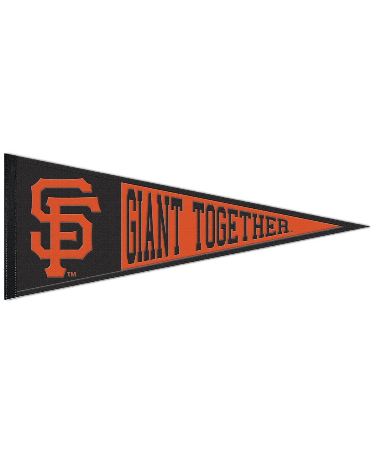 Wincraft San Francisco Giants 13" X 32" Slogan Pennant In Orange