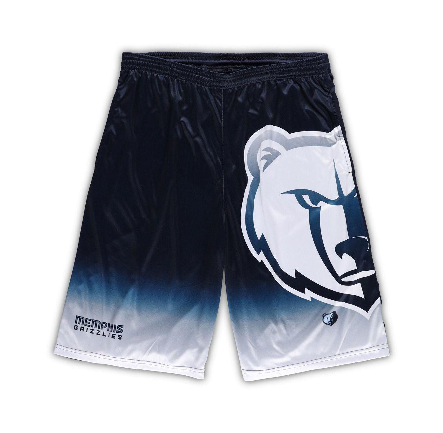 Men's Navy Memphis Grizzlies Big and Tall Graphic Shorts