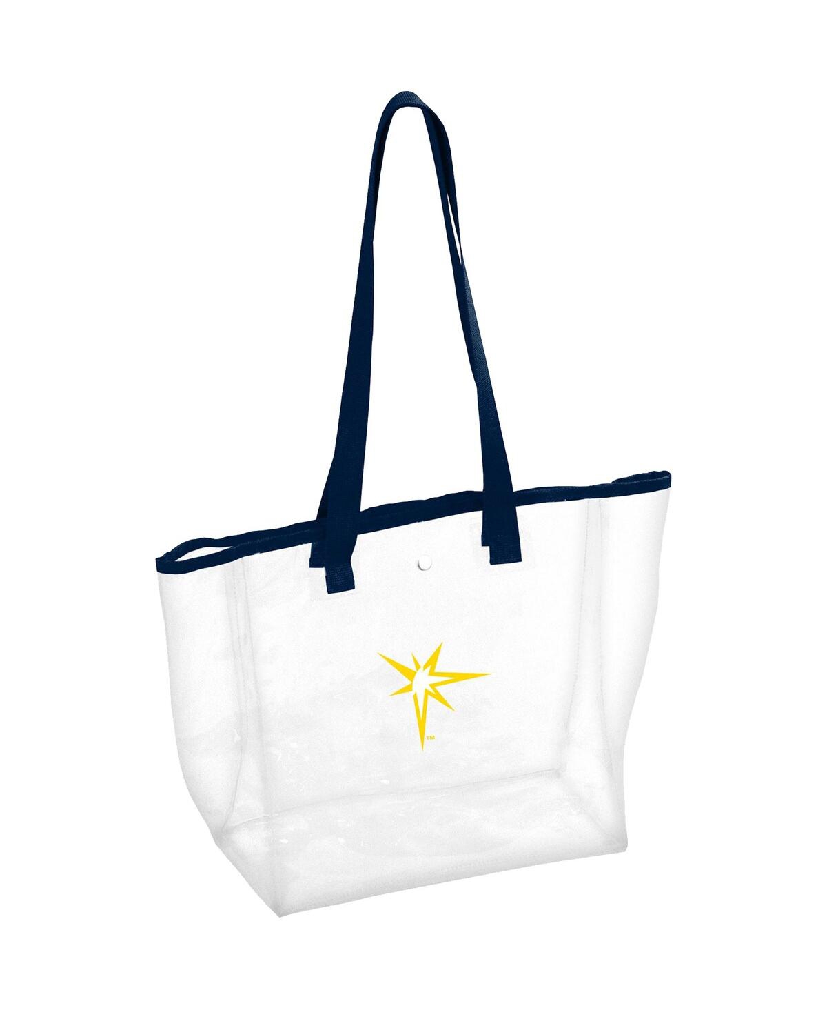 Logo Brands Women's Tampa Bay Rays Stadium Clear Tote
