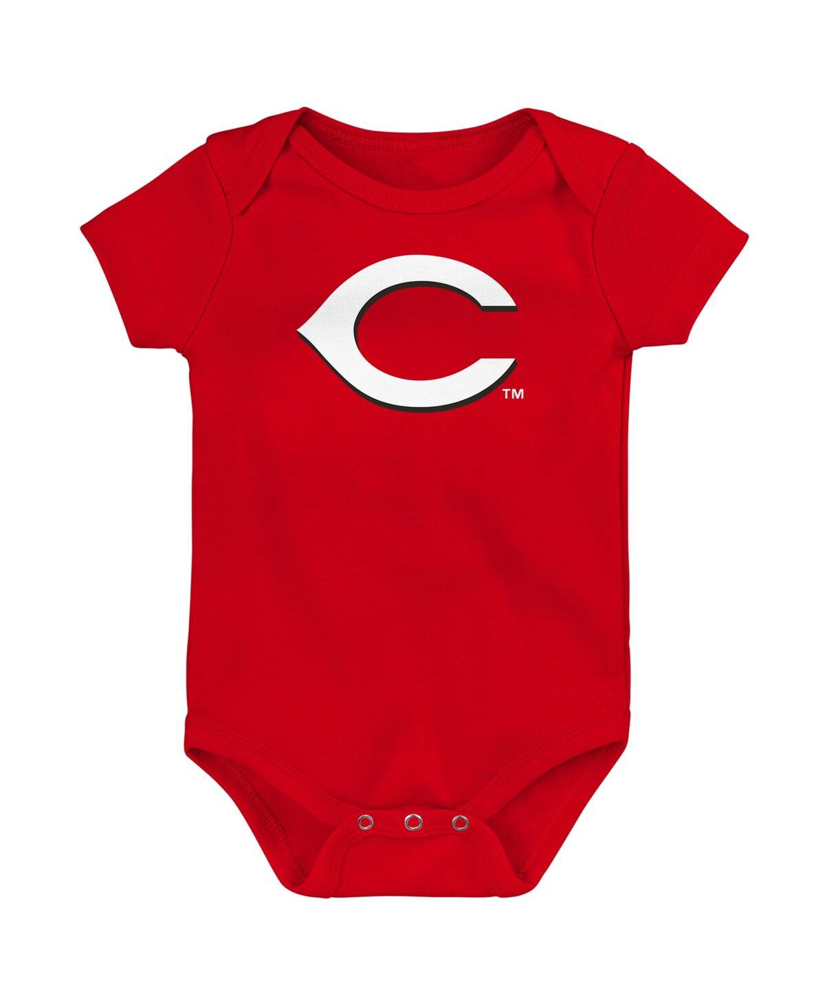 Shop Outerstuff Newborn And Infant Boys And Girls Red Cincinnati Reds Primary Team Logo Bodysuit