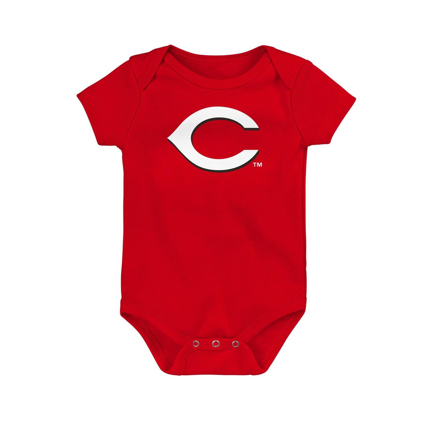 Newborn and Infant Boys and Girls Red Cincinnati Reds Primary Team Logo Bodysuit