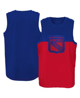 Big Boys and Girls Blue, Red New York Rangers Revitalize Tank Top - Macy's