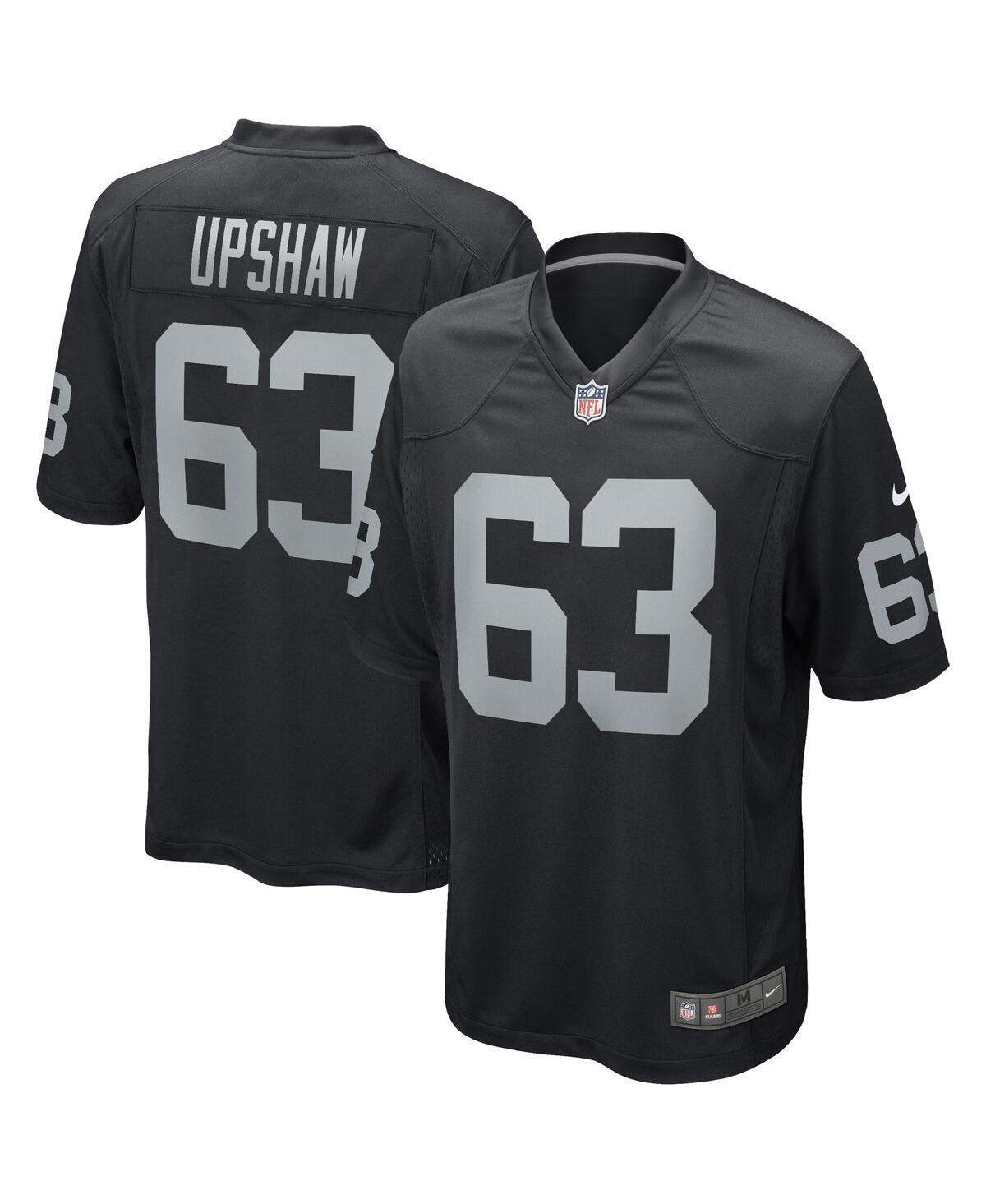 Men's Nike Gene UpshawLas Vegas Raiders Game Retired Player Jersey - Black