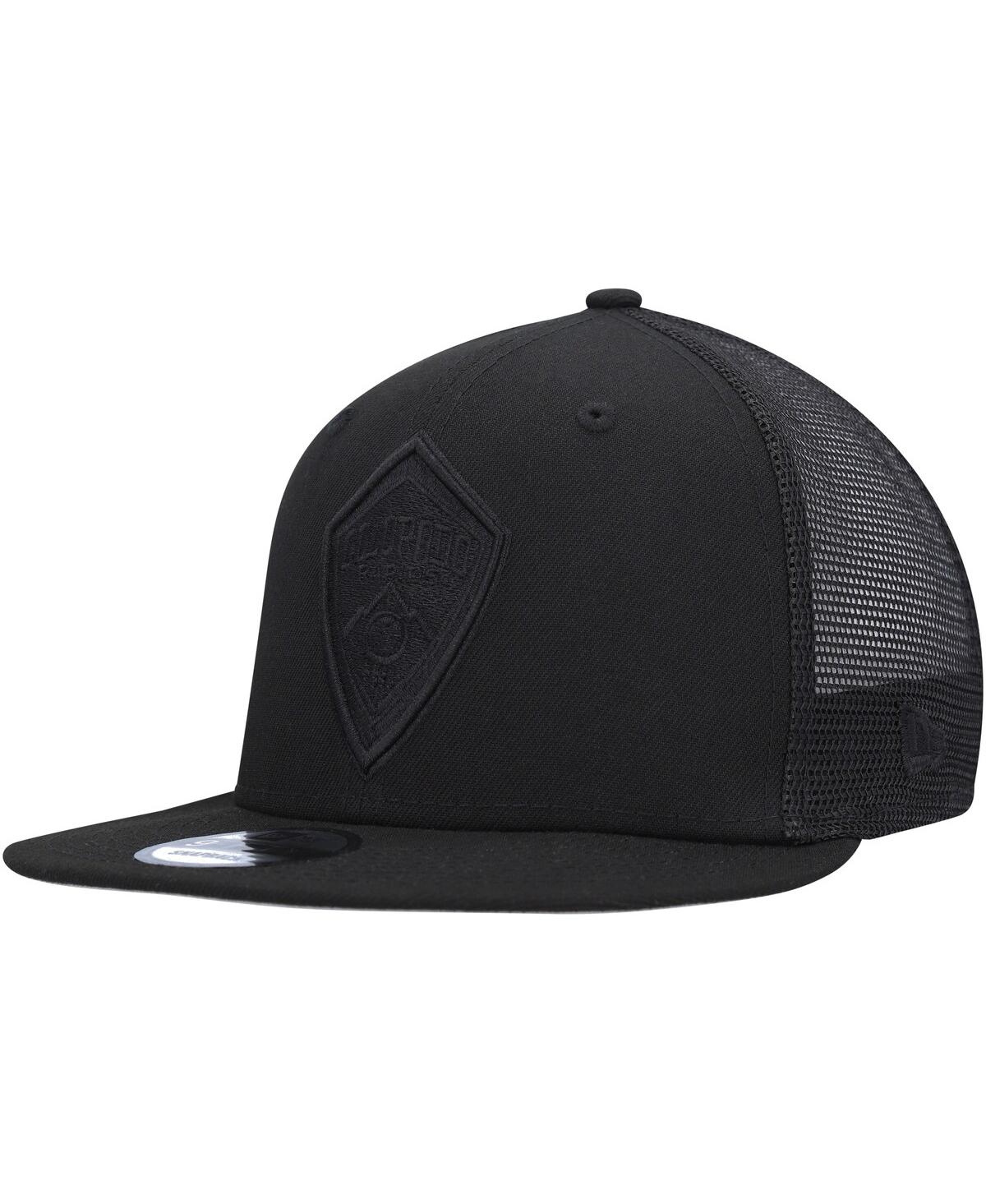 Men's New EraColorado Rapids Logo Classic 9FIFTY Trucker Snapback Hat - Black