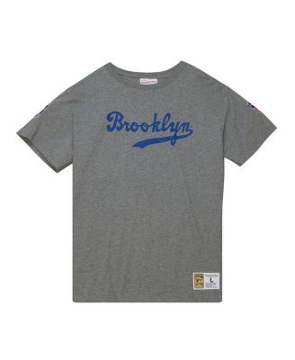 Men's Jackie Robinson Gray Brooklyn Dodgers Cooperstown Collection Legends T-shirt