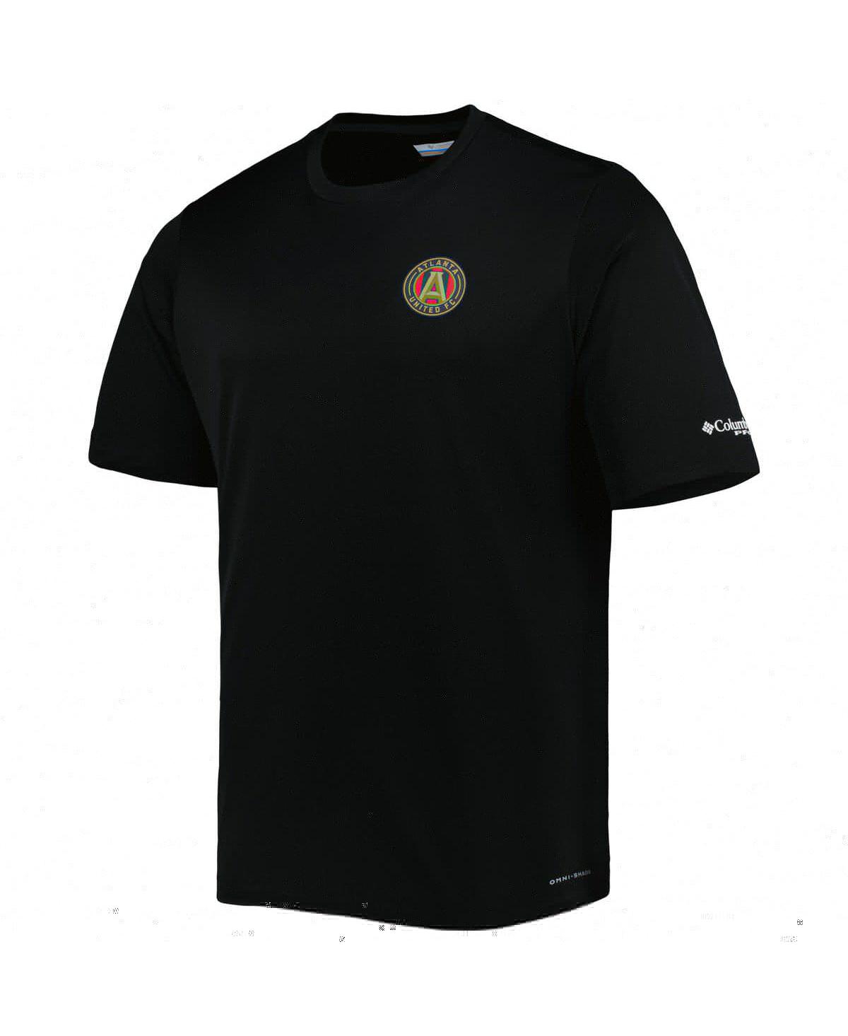 Shop Columbia Men's  Black Atlanta United Fc Terminal Tackle Omni-shade T-shirt