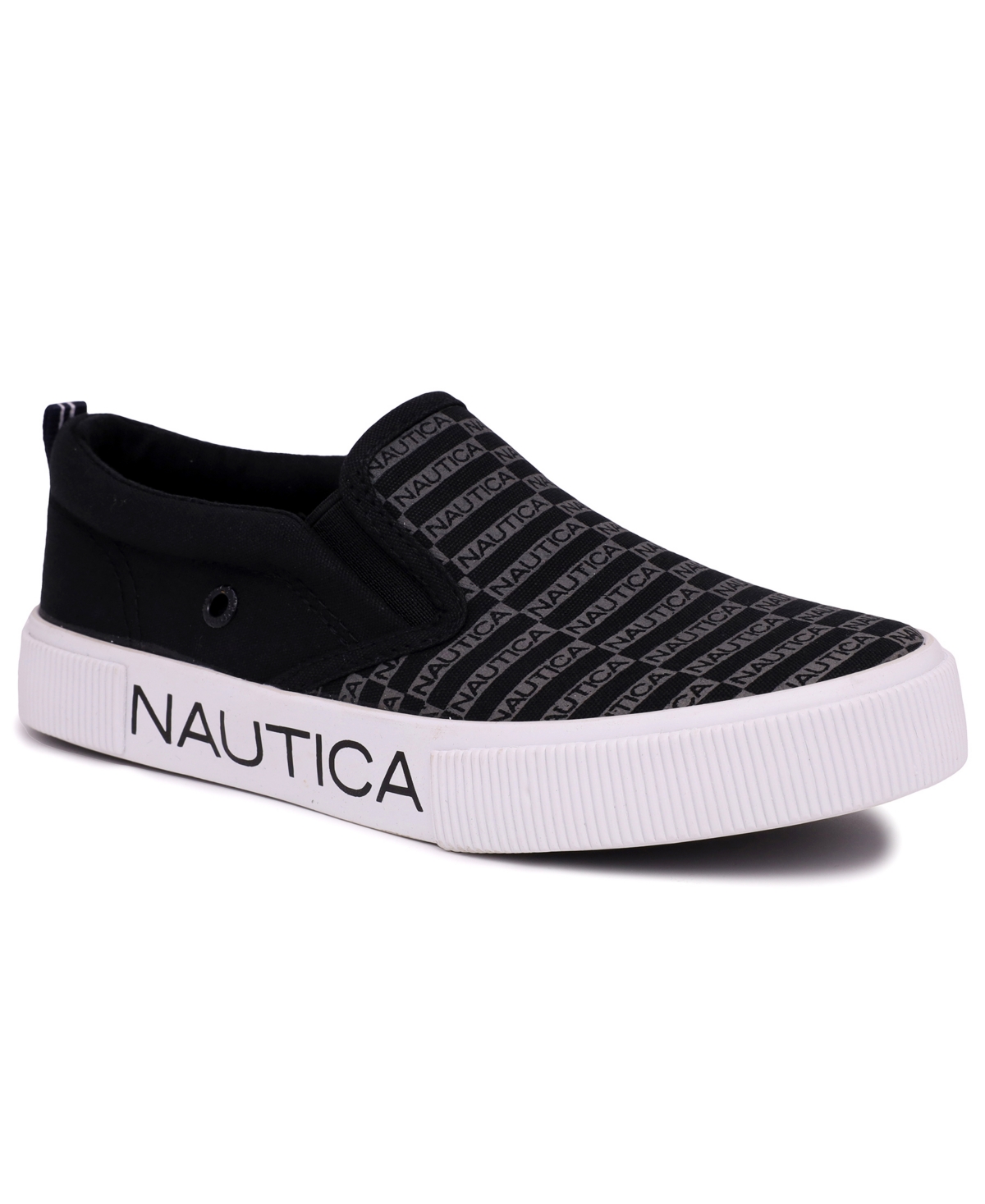 Nautica Little Boys Akeley Slip On Sneakers In Black