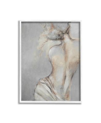 Stupell Industries Traditional Portrait Nude Woman Art Collection In Multi-color
