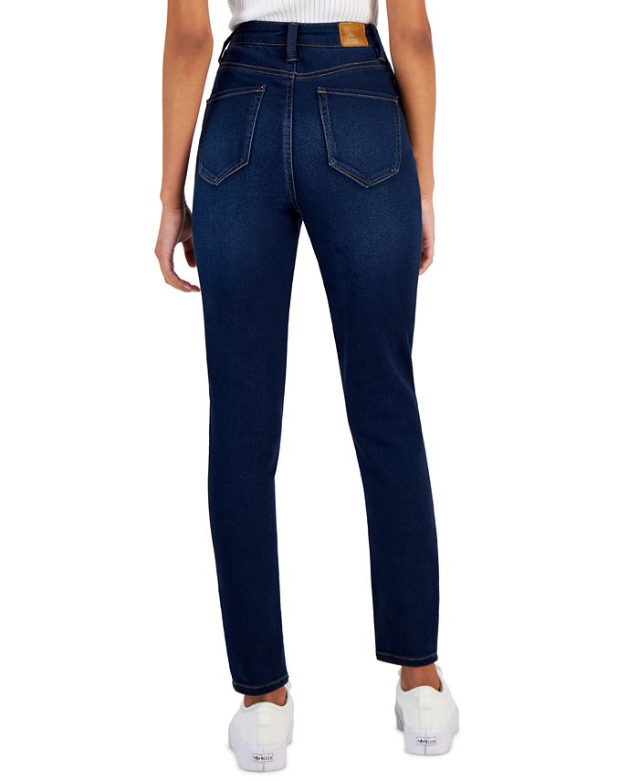 Dollhouse Juniors' Curvy Skinny Whiskered Jeans Macy's