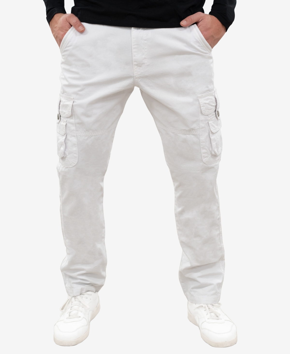 Men's Utility Cargo Pants - White