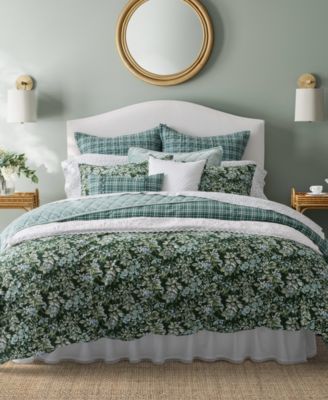 Laura Ashley Bramble Floral Cotton Reversible Duvet Cover Sets Bedding