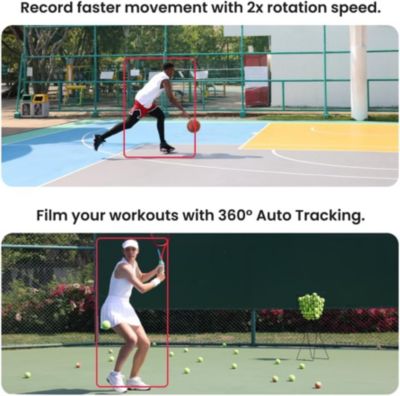Pod - Auto Face Tracking Smartphone Holder, 6 Speed, Automatic Zoom, Horse Riders, AI Technology 360&deg; Rotation with Remote Control, Smart Mount, Travel Case, and Tripod