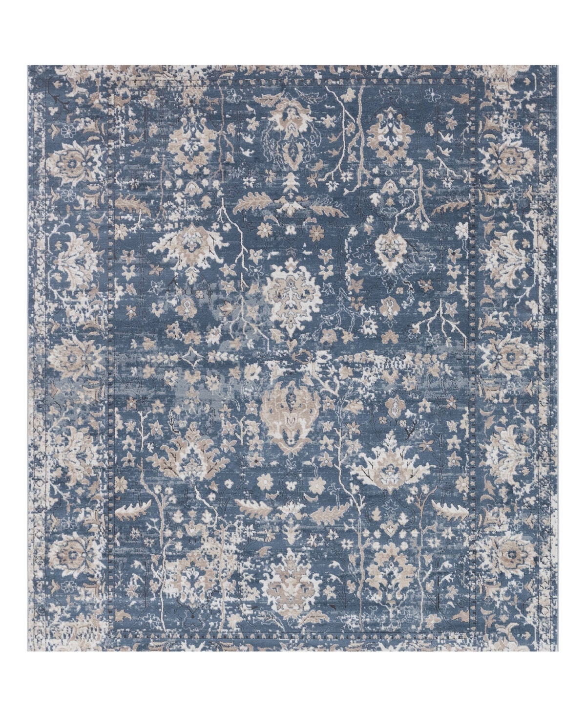 Bayshore Home Wheeler Wlr-01 8' x 11' Area Rug - Blue