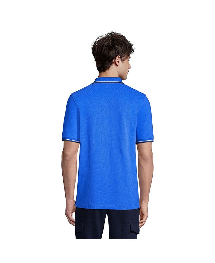 Lands' End Men's Short Sleeve Comfort-First Mesh Polo Shirt - Macy's