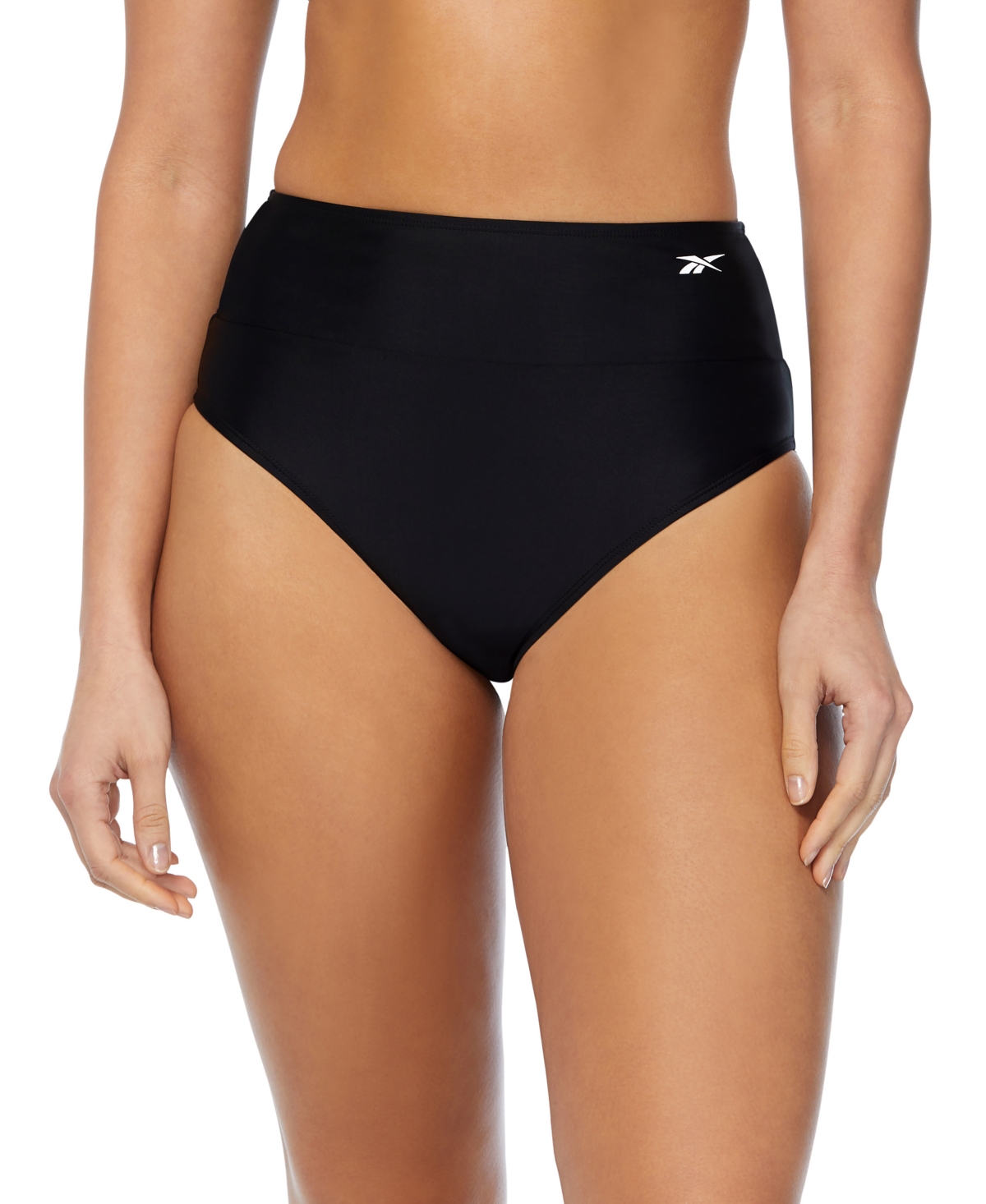 Reebok Women's High-waist Bikini Bottoms In Black