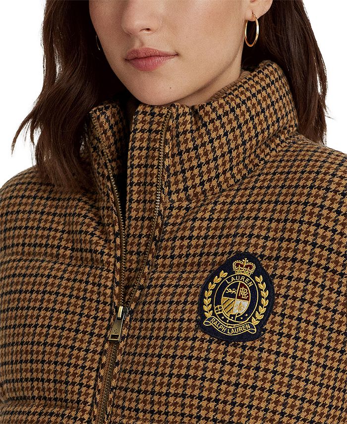 Lauren Ralph Lauren Women's Printed Crest Puffer Coat - Macy's