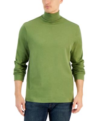 Men's Solid Turtleneck Shirt