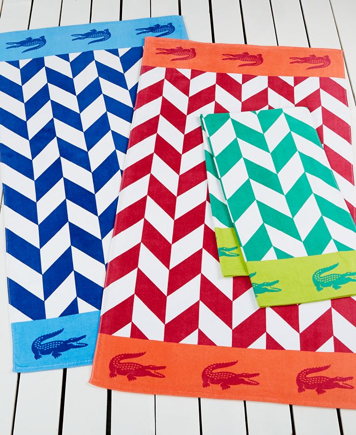 Macys lacoste beach towels new arrivals