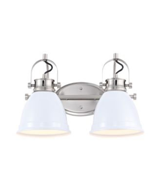 Phineas 16.25" 2-Light Farmhouse Bohemian Iron LED Vanity