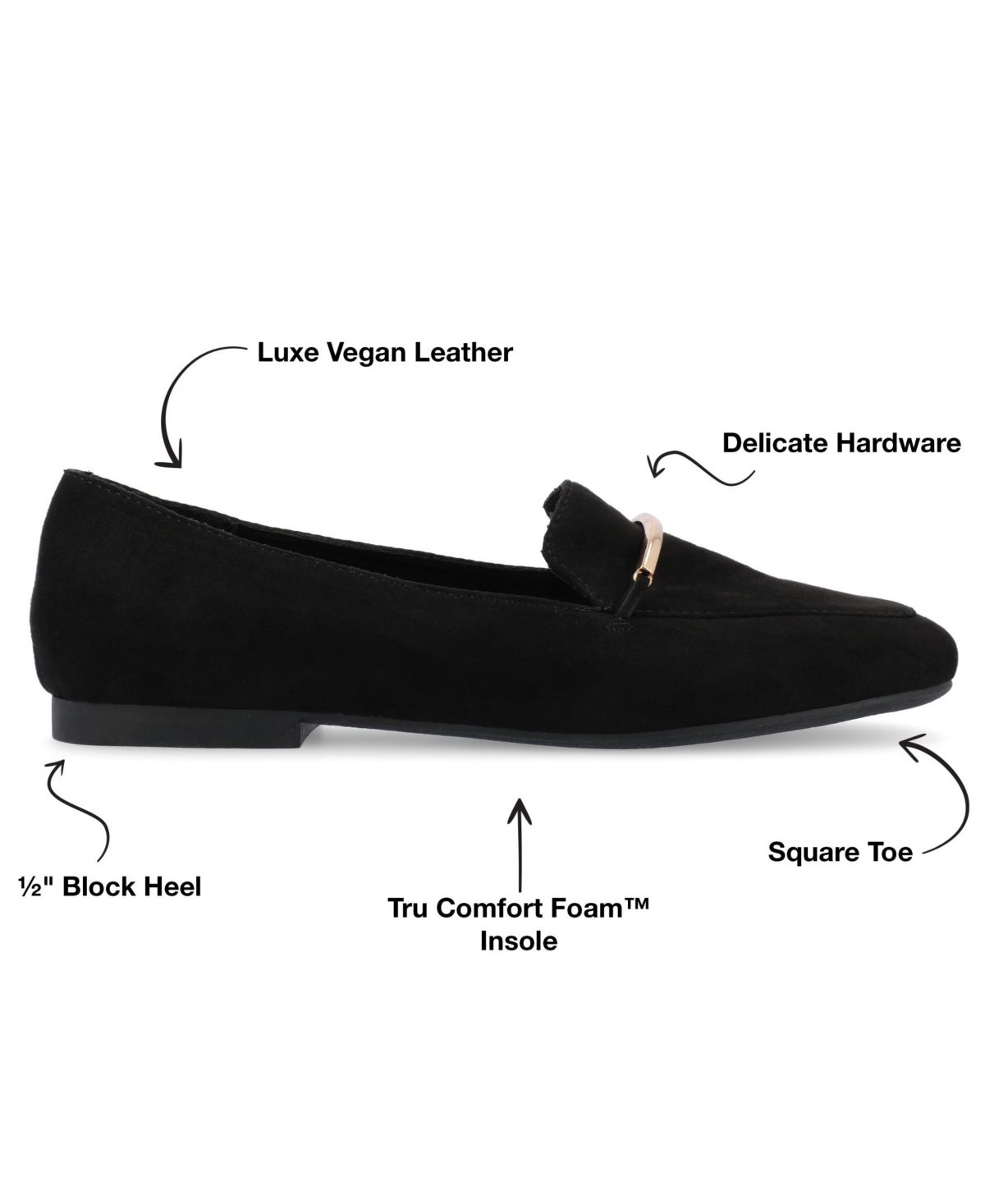 Journee Collection Women's Wrenn Slip On Loafers