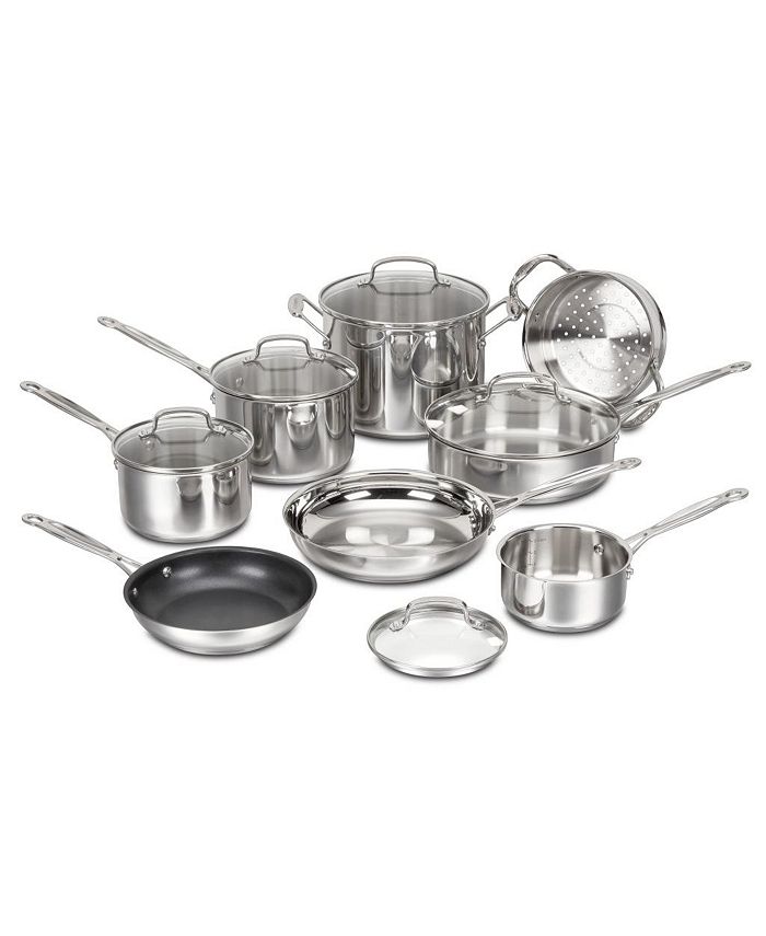 Cuisinart Professional Stainless Steel 13-Piece Cookware Set