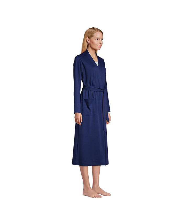 Lands' End Women's Supima Cotton Long Robe Macy's