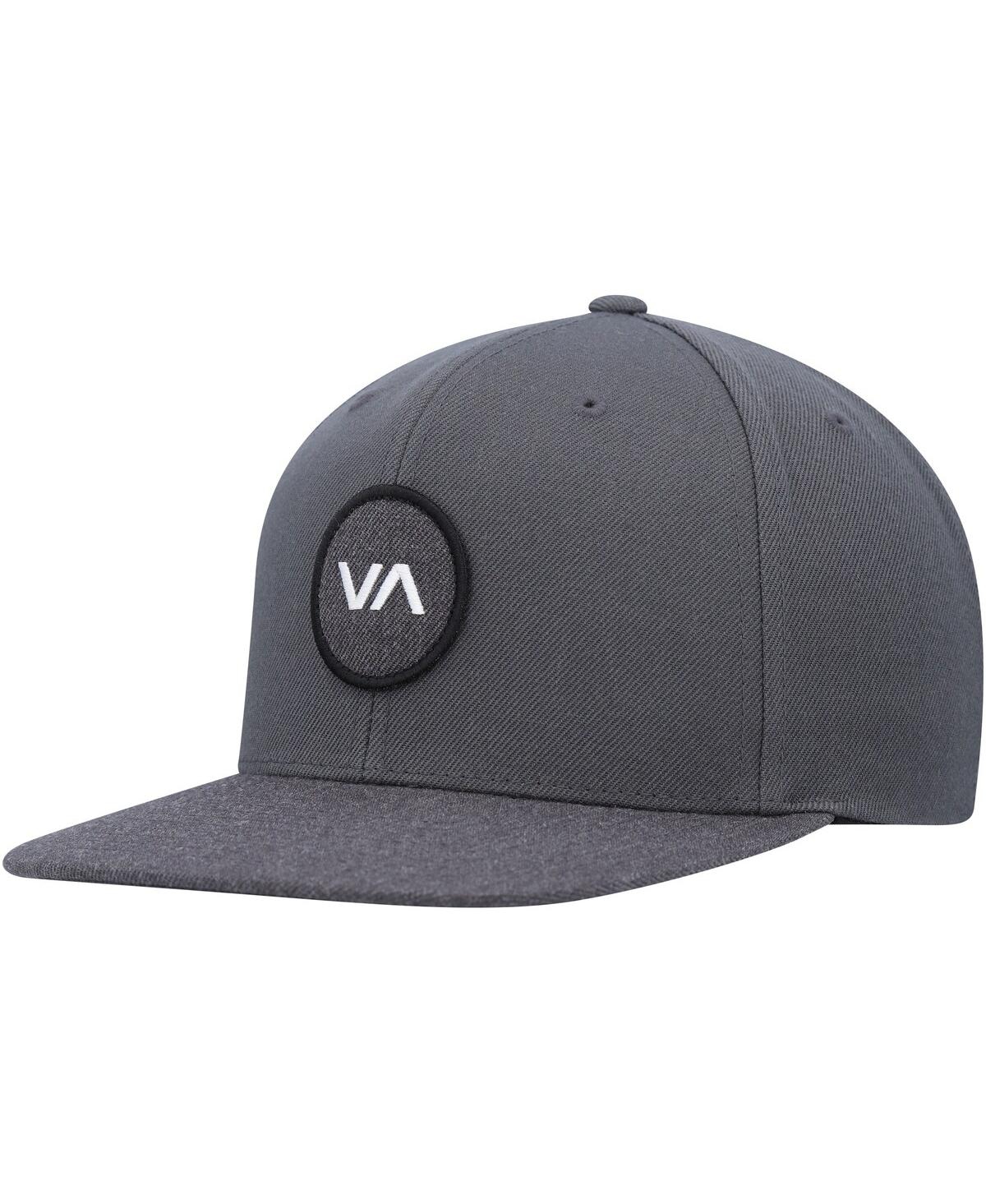 Shop Rvca Men's  Graphite Va Patch Snapback Hat