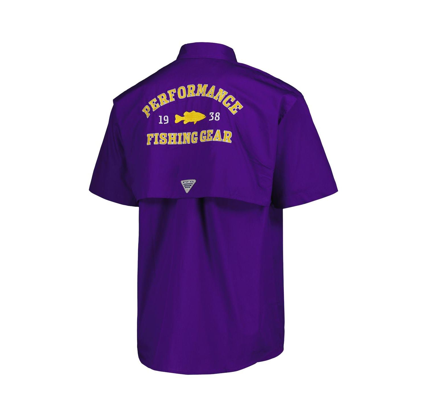 Men's Purple LSU Tigers Bonehead Button-Up Shirt