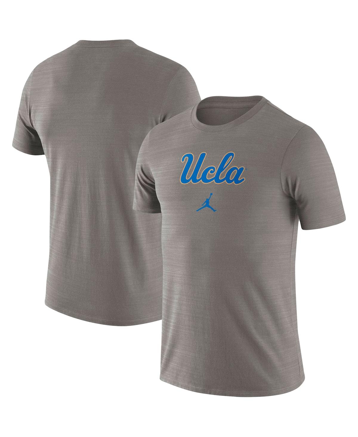 Jordan Men's  Heather Gray Ucla Bruins Team Issue Velocity Performance T-shirt