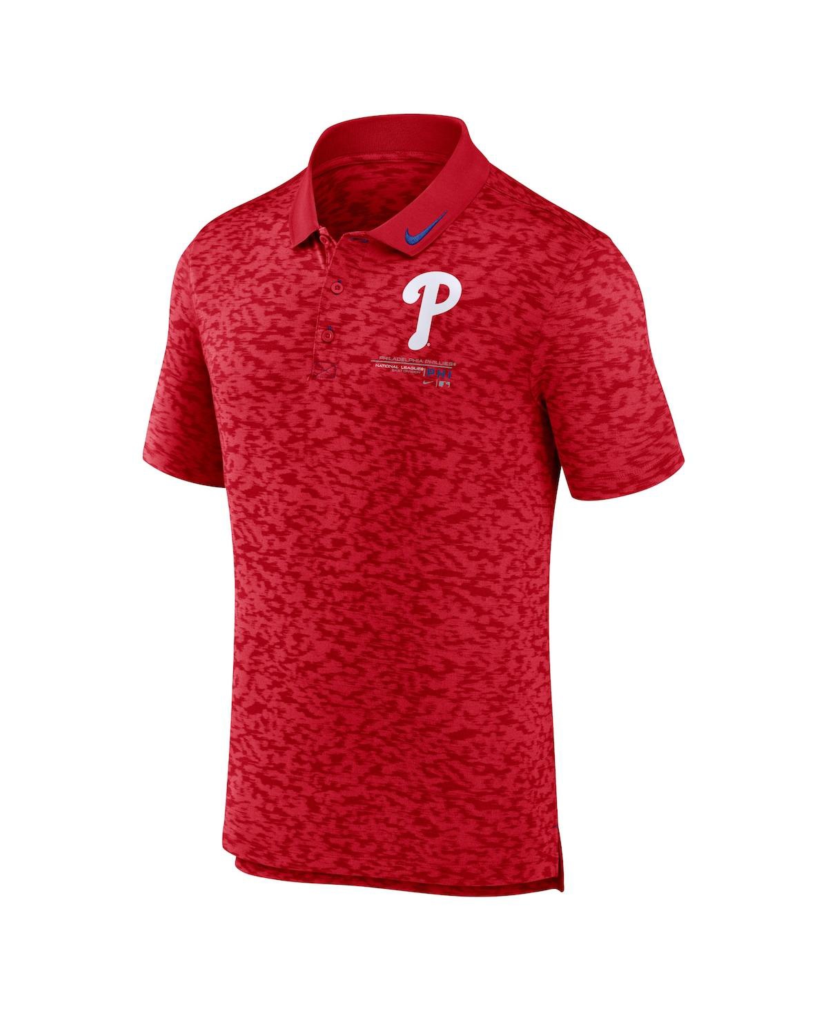 Shop Nike Men's  Red Philadelphia Phillies Next Level Polo Shirt