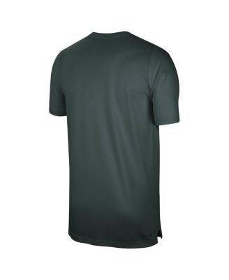 Men's Green Michigan State Spartans Sideline Coaches Performance Top