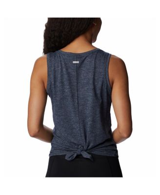 Women's Navy Dallas Cowboys Cades Cape Omni-Wick Tri-Blend Tank Top