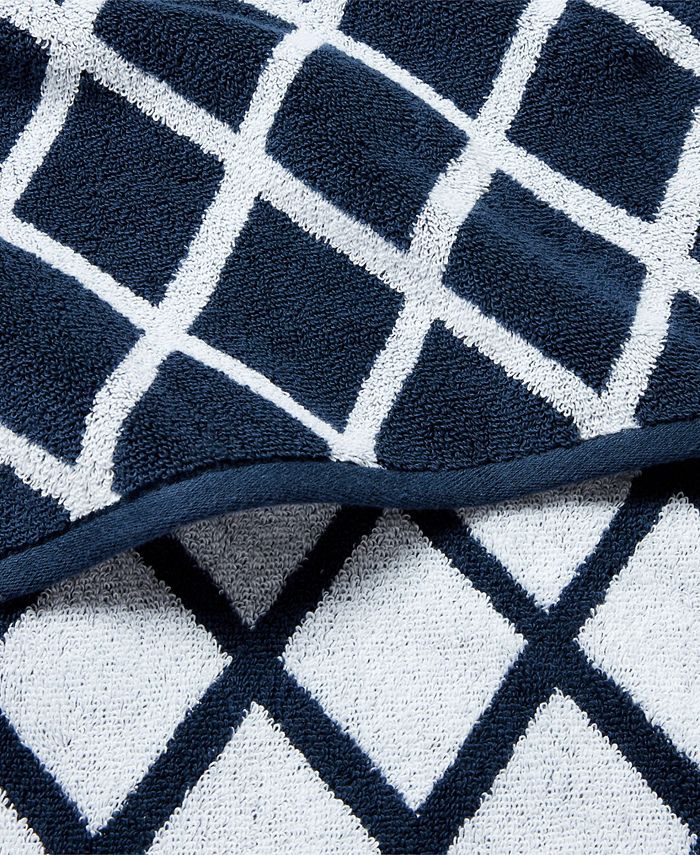 Lauren Ralph Lauren Sanders Diamond Cotton Bath Towel Macy's
