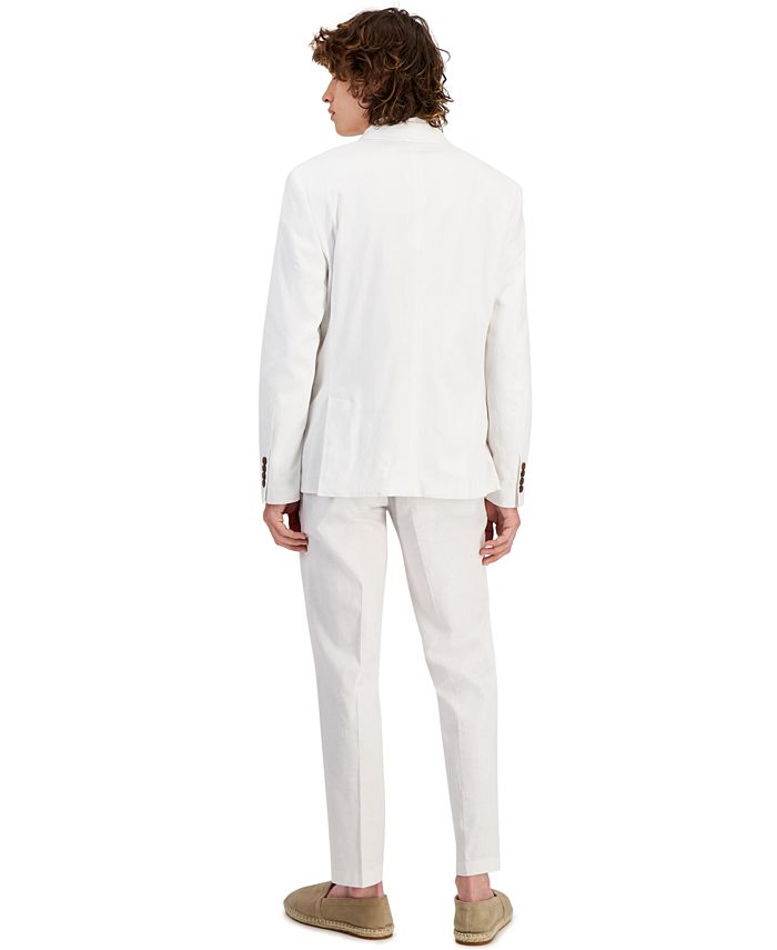 I.N.C. International Concepts Men's Slim-Fit Stretch Linen Blend Suit ...