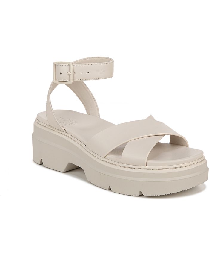 Naturalizer Darry-Ankle Strap Lug Sole Sandals - Macy's