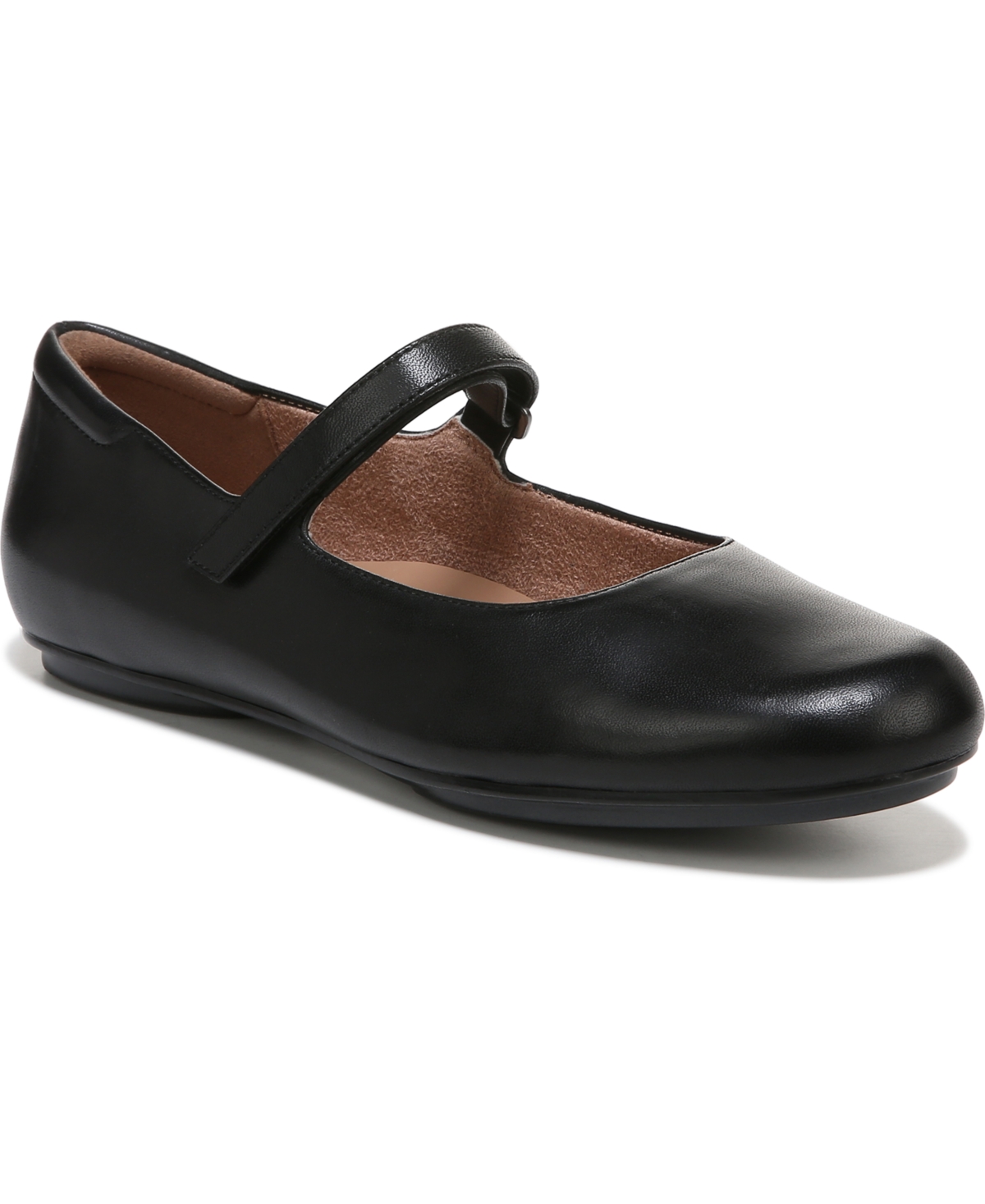 Maxwell-mj Mary Jane Flats - Black Leather