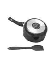 Swiss Diamond Nonstick Clad 3.6 qt Saucepan with Glass Lid - Induction