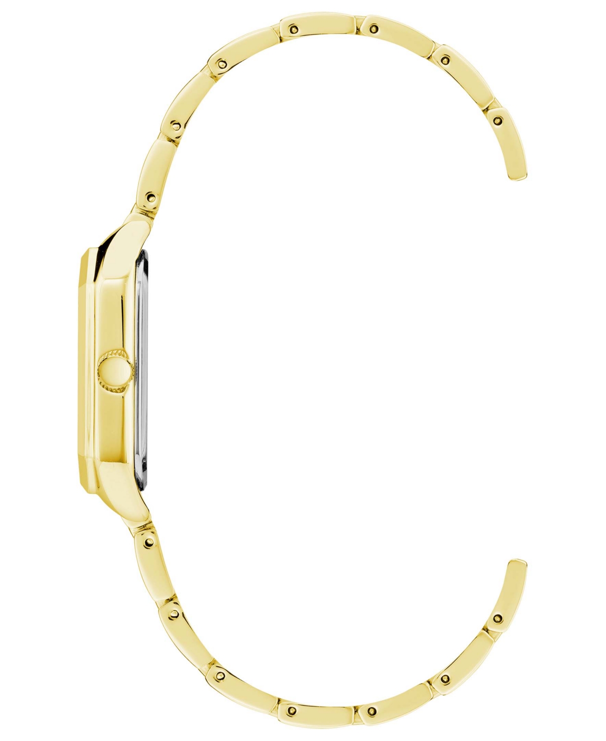 Anne Klein Women's Three Hand QuartzTone Alloy Link Bracelet Watch, 24mm - Gold, Beige