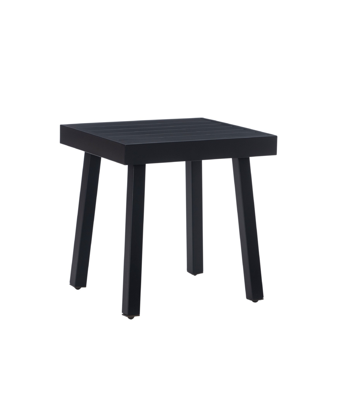 Linon Home Decor Acadian Outdoor Side Table In Black