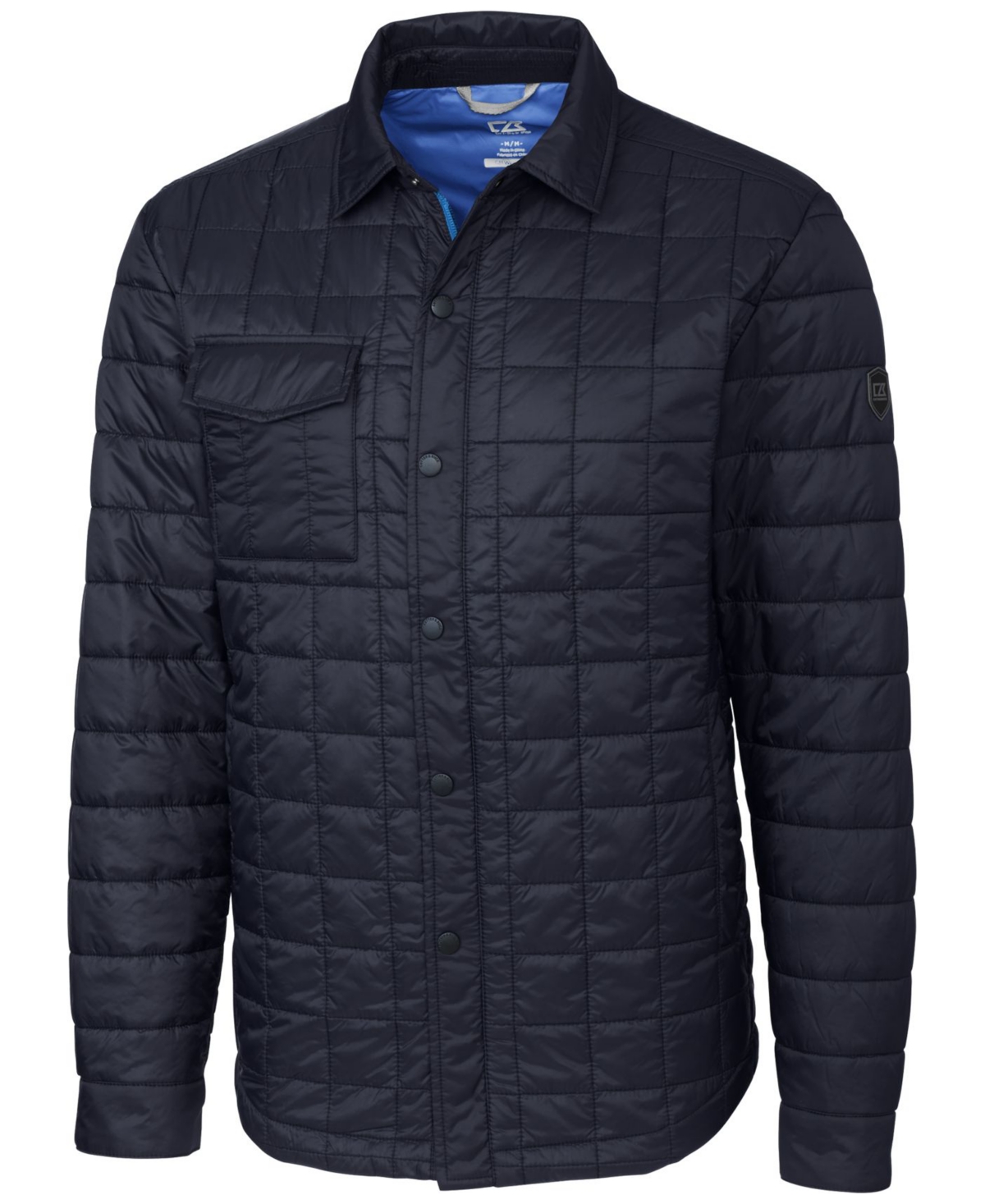Cutter & Buck Rainier PrimaLoft Men's Big & Tall Eco Insulated Quilted Shirt Jacket