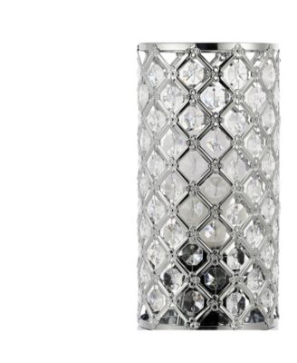 Lucie 9.5" Mid-Century Modern Iron, Acrylic LED Mini Uplight Table Lamp with USB Charging Port and Smart Bulb