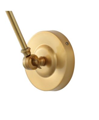 Honeycomb 7.5" 1-Light Modern Contemporary Arm-Adjustable Iron, Glass LED Sconce