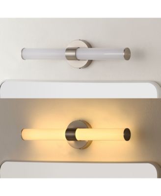 Brooks 20.13" 1-Light Industrial Mid-Century Iron Integrated LED Vanity Light