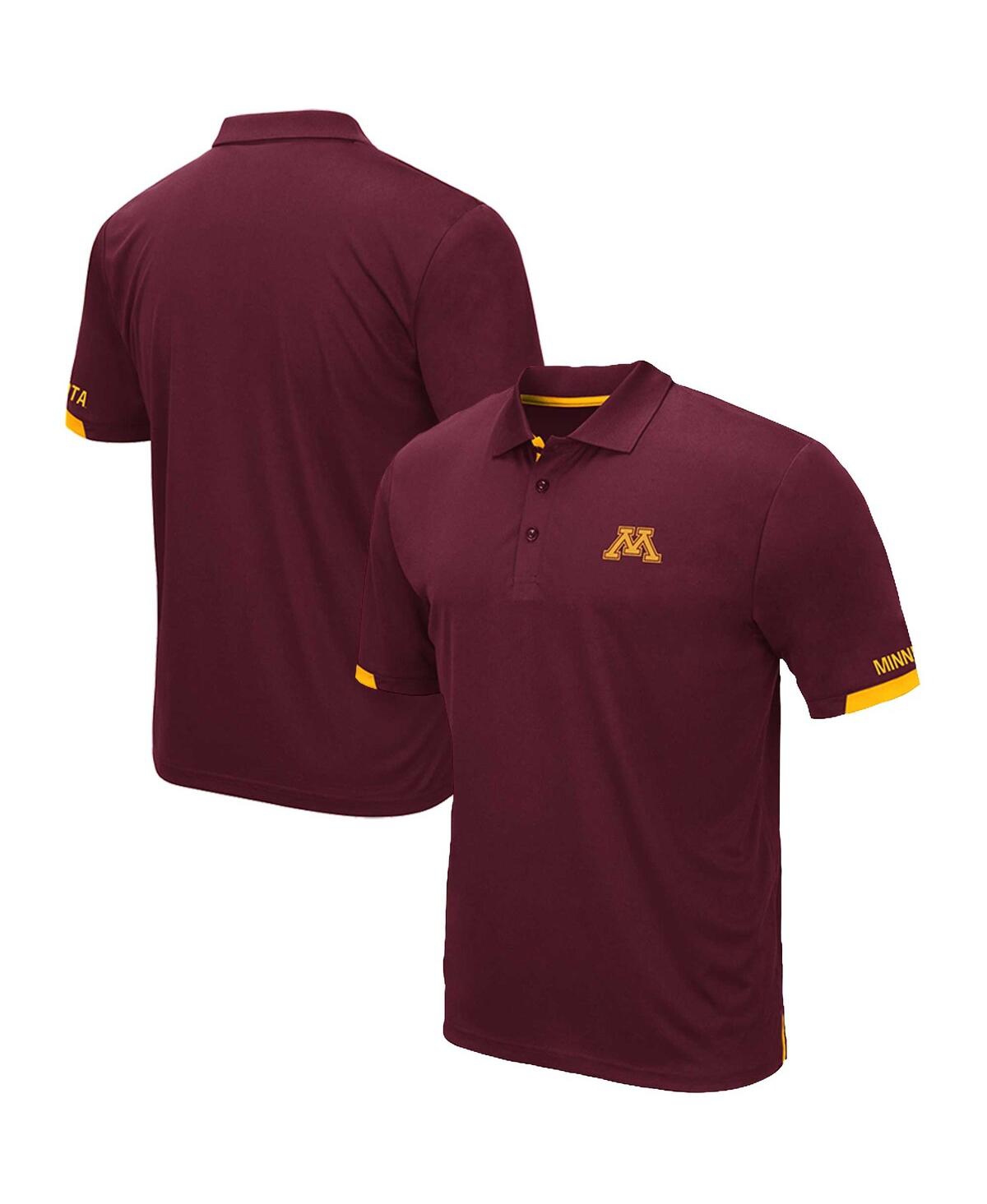 Shop Colosseum Men's  Maroon Minnesota Golden Gophers Big And Tall Santry Polo Shirt