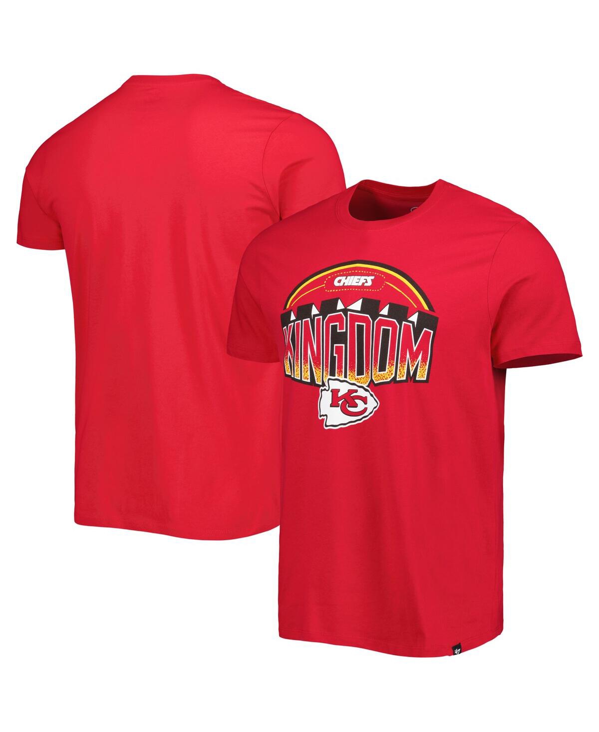 47 BRAND MEN'S '47 BRAND RED KANSAS CITY CHIEFS TEAM REGIONAL SUPER RIVAL T-SHIRT 