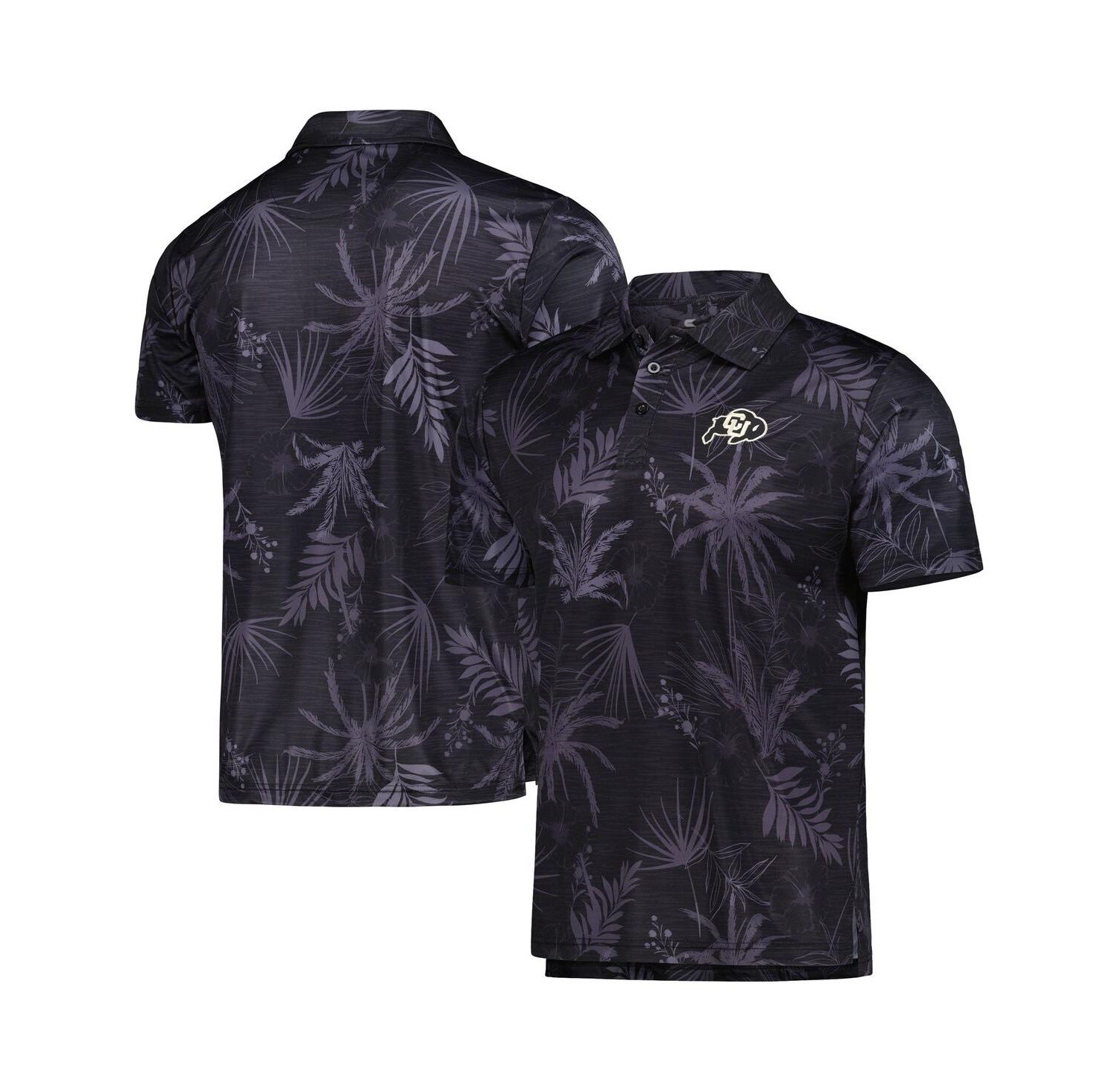 Men's Black Colorado Buffaloes Palms Team Polo Shirt