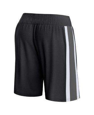 Men's Black Charlotte Hornets Referee Iconic Mesh Shorts