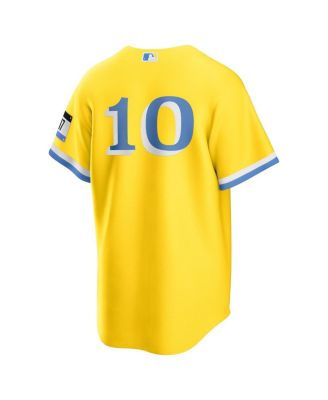 Men's Trevor Story Gold Boston Red Sox City Connect Replica Player Jersey